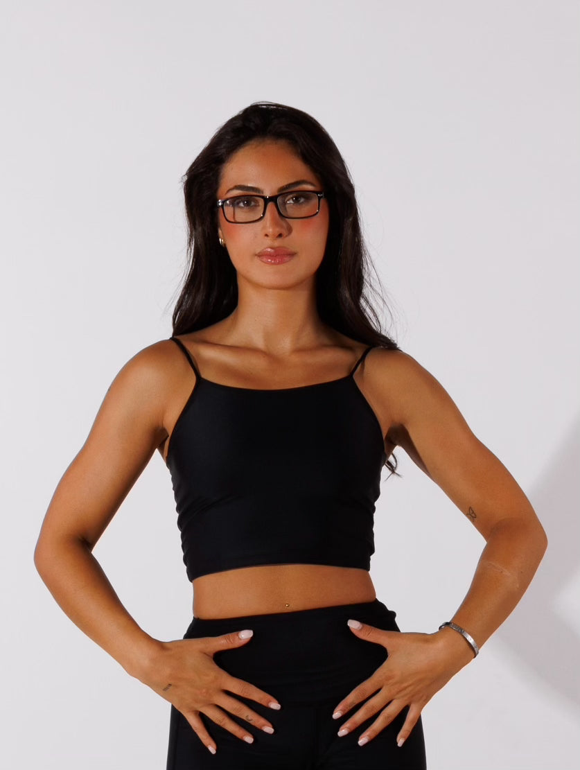 Sofia Cami Tank Black