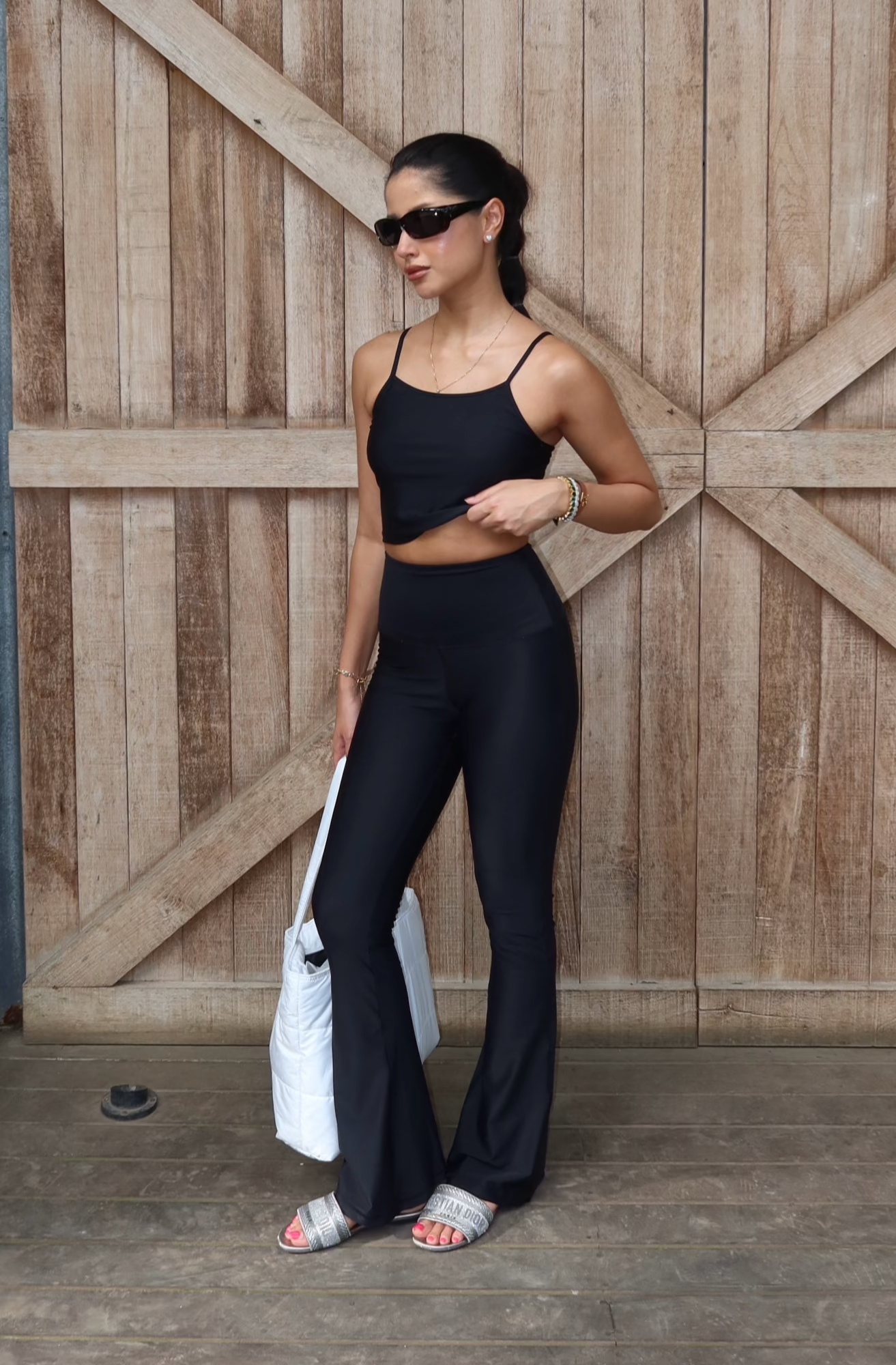 Sofia Cami Tank Black